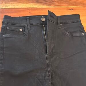 Denim Forum Lola Black High Rise Skinny Jeans